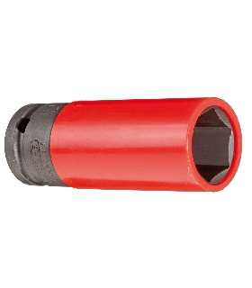 VASO DE IMPACTO 1/2"", CON CASQUILLO DE PROTECCION, FORMA LARGA 21 MM 2178230 GE